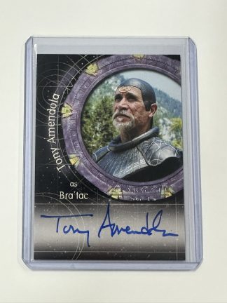 Stargate SG-1 Season 7 Autograph Card A60 Tony Amendola Bra'Tac