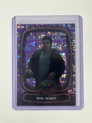 2025 Stranger Things Topps High-Tek Base  #17 Purple 04/11 Bob Newby