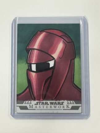 Star Wars Masterwork 2024 Topps 1/1 Eric Medina Sketch Card Royal Guard