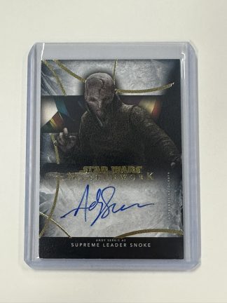 Star Wars Masterwork 2024 Topps 04/25 Canvas Auto Andy Serkis Signed