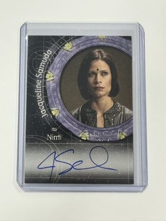 Stargate SG-1 Season 6 Auto A39 Jacqueline Samuda as Nirrti Signed Card