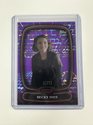 2025 Stranger Things Topps High-Tek #50 02/11 Becky Ives Lab