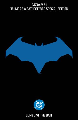 Batman #1 2025 Blind as a Bat Polybag Special Edition 1st Print