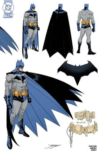 Batman #1 Jorge Jiménez Design Wraparound Variant 2025 1st Print