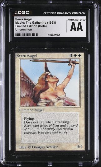 MTG Serra Angel Limited Edition (Beta) 1993 CGC Altered Color Added Uncommon