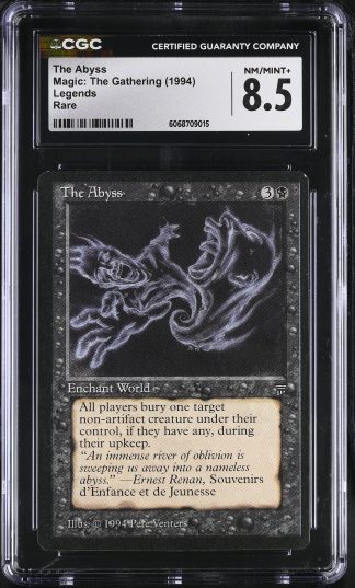 MTG The Abyss Legends 1994 CGC 8.5 Near Mint Rare