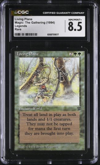 MTG Living Plain Legends 1994 CGC 8.5 Near Mint Rare
