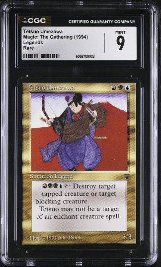 MTG Tetsuo Umezawa Legends 1994 CGC 9.0 Mint Rare