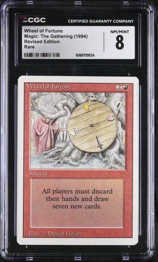MTG Wheel of Fortune Revised Edition 1994 CGC 8.0 Near Mint Rare