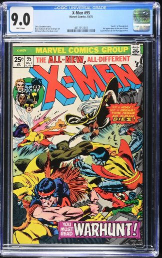 X-Men #95 CGC 9.0 "Death" of Thunderbird