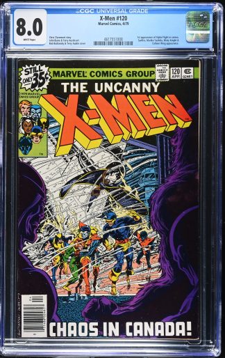 X-Men #120 CGC 8.0 1st Appearance of Alpha Flight in Cameo