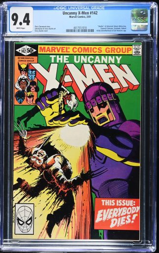 Uncanny X-Men #142 CGC 9.4 Brotherhood of Evil Mutants Appearance