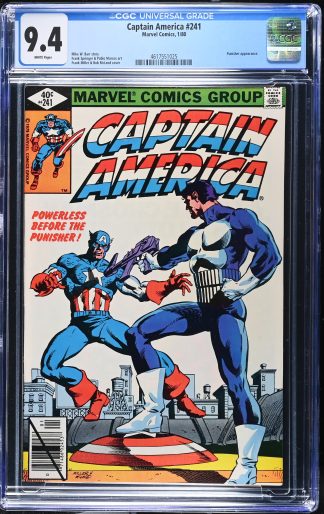 Captain America #241 CGC 9.4 Classic Cover Punisher