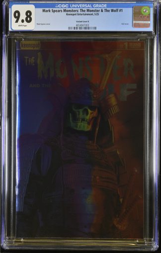 Mark Spears Monsters The Monster & The Wolf #1 CGC 9.8 1:250 Foil