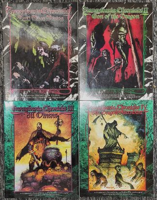 Transylvania Chronicles I II III IV Lot of 4 Books