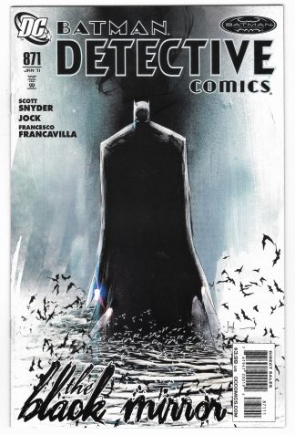 Detective Comics #871 Cover A 1st Print 2011 1st Scott Snyder Batman Jock