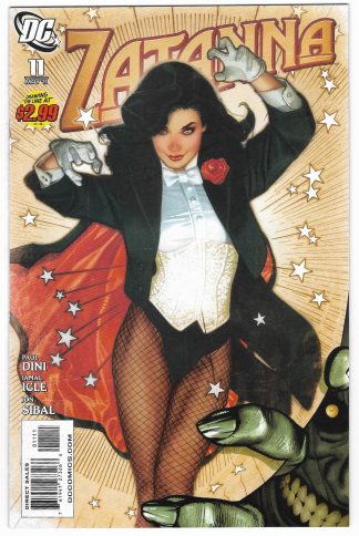 Zatanna #11 Cover A 1st Print 2011 Adam Hughes Cover