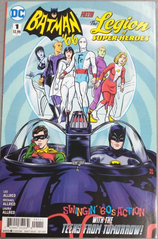 Batman '66 Meets the Legion of Super-Heroes #1 Cover A DC 2017 Allred