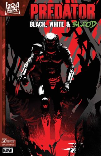 Predator: Black, White & Blood #3 Pete Woods Variant 1st Print