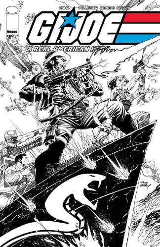 GI Joe Real American Hero #320 Cover B Andy Kubert Black & White 2025 Print Variant