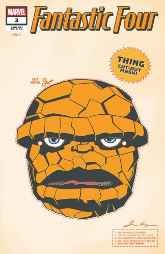 Fantastic Four #3 James Kerigan Retro Halloween Mask Cover 1st Print Variant