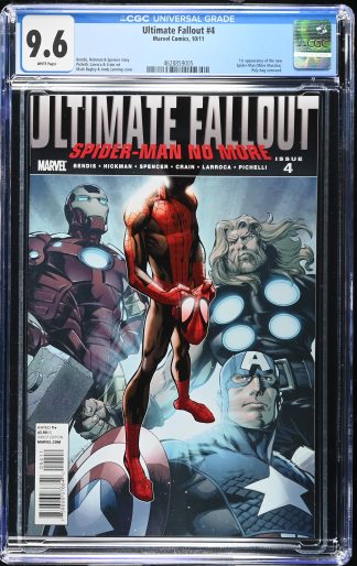 Ultimate Fallout #4 CGC 9.6 1st App of The New Spider-Man (Miles Morales)