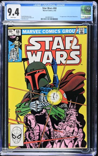 Star Wars #68 CGC 9.4 Boba Fett, 1st app of the Planet Mandalore