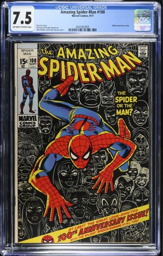 Amazing Spider-Man #100 CGC 7.5 1975 100th Anniversary Issue