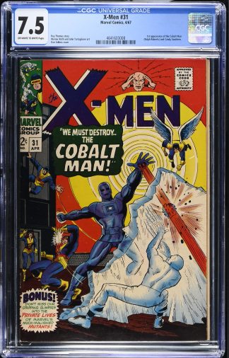 X-Men #31 CGC 7.5 1st App Cobalt Man