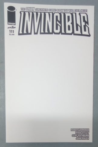 Invincible #111 Blank Cover Sketch 1st Print 2014 Death of Cecil Stedman