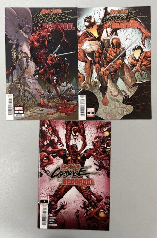 Absolute Carnage vs Deadpool #1-3 Complete Set Run Marvel 2019