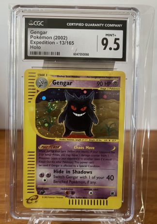Gengar - Expedition CGC 9.5 13/165 Pokemon Holo Swirl 2002