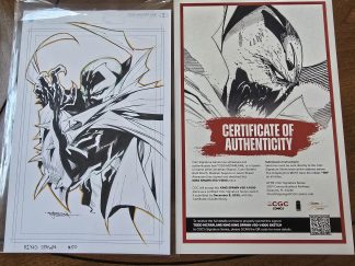 King Spawn #50 1:1000 Stephen Segovia Sketch Incentive CGC COA Included