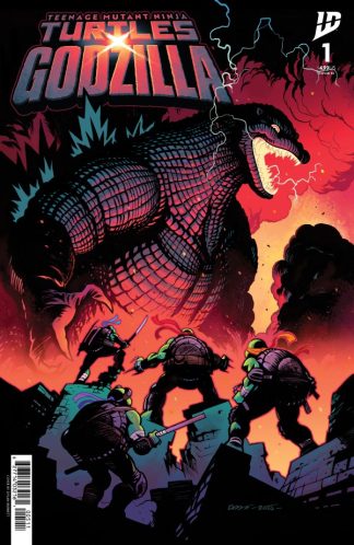 Teenage Mutant Ninja Turtles x Godzilla #1 1:25 Incentive Dylan Burnett Foil Variant 2025 1st Print
