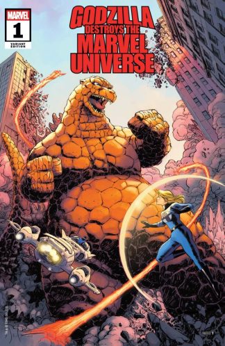 Godzilla Destroys The Marvel Universe #1-5 Marvelized Set Complete