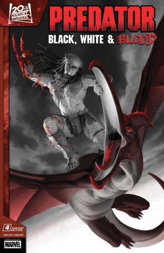 Predator: Black, White & Blood #4 Cover A 1st Print