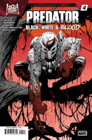 Predator: Black, White & Blood #4 Cover A 1st Print