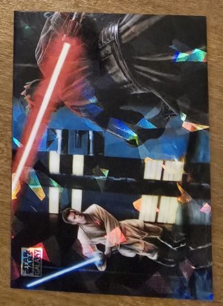 Star Wars Galaxy Chrome 2025 Atomic Refractor #80 Avenge My Master Darth Maul