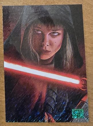 Star Wars Galaxy Chrome 2025 Green Shimmer Refractor 69/199 Shin Hati FTD-5