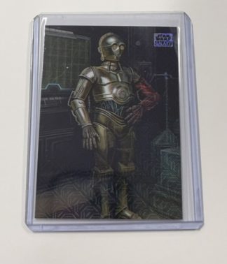 Star Wars Galaxy Chrome 2025 Pow-5 Power Of The Force Mojo Refractor C-3PO /50