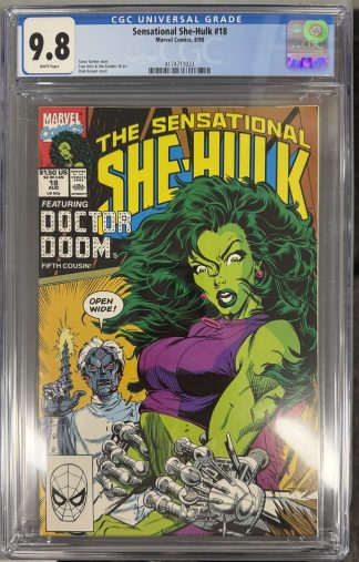 Sensational She-Hulk #18 1990 CGC 9.8 Marvel Comics