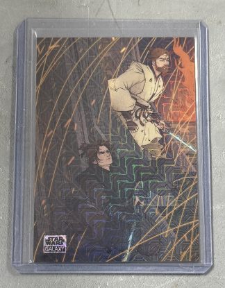 Star Wars Galaxy Chrome 2025 Mojo Refractor Mustafar Rain /50