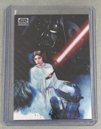Star Wars Galaxy Chrome 2025 Wave Refractor #50 /99 Our Most Desperate Hour