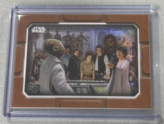 Star Wars Galaxy Chrome 2025 Original Concept Art #LAY-15 /25 Mon Mothma's Intel