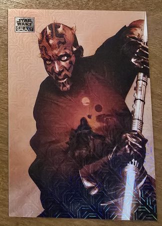 Star Wars Galaxy Chrome 2025 Mojo Refractor #98 10/50 Darth Maul