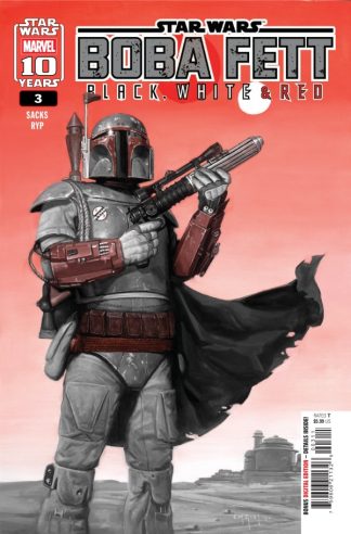 Star Wars: Boba Fett – Black, White & Red #3 Cover A 1st Print