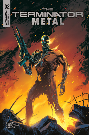 The Terminator Metal #2 Cover D Paolo Antiga Variant 1st Print