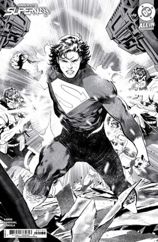 Absolute Superman #1 1:25 Incentive Sandoval Black & White Variant 3rd Print