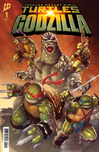 Teenage Mutant Ninja Turtles x Godzilla #1 Cover A 2025 1st Print