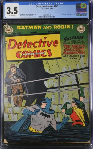 Detective Comics #145 1949 CGC 3.5 Full Page Ad For Superboy #1